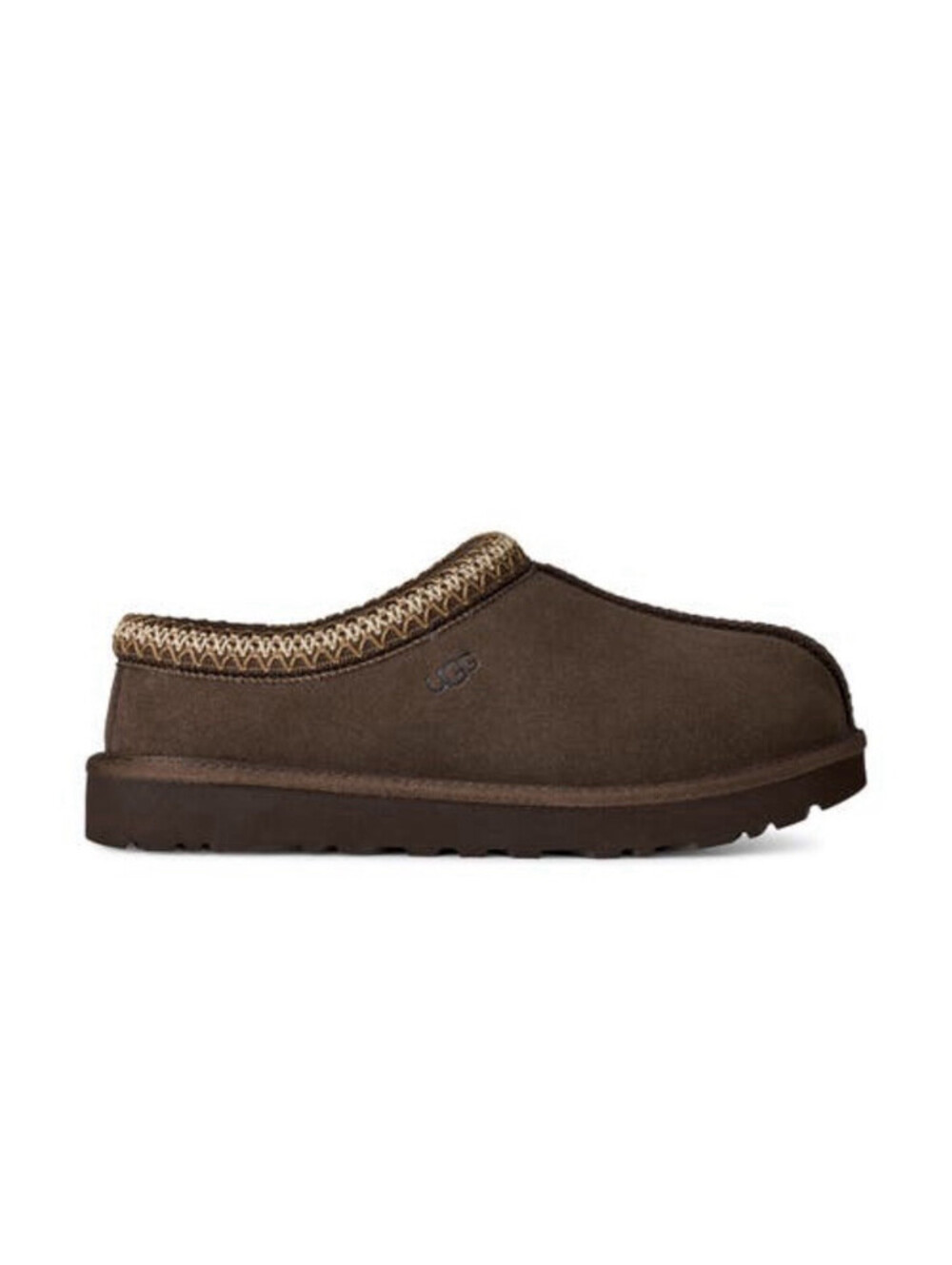 UGG Brown Suede Sheepskin-Lined Slip-On Slippers Toddler Size 10